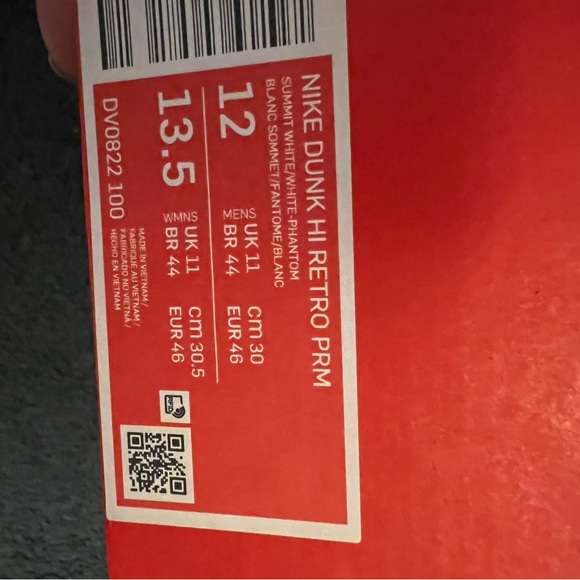 NWT Nike dunk, high retro PRM. Tan special edition size 12 - Picture 5 of 6